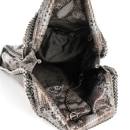 Stella McCartney Eco Python Big Falabella Tote Dark Grey 5 of 8