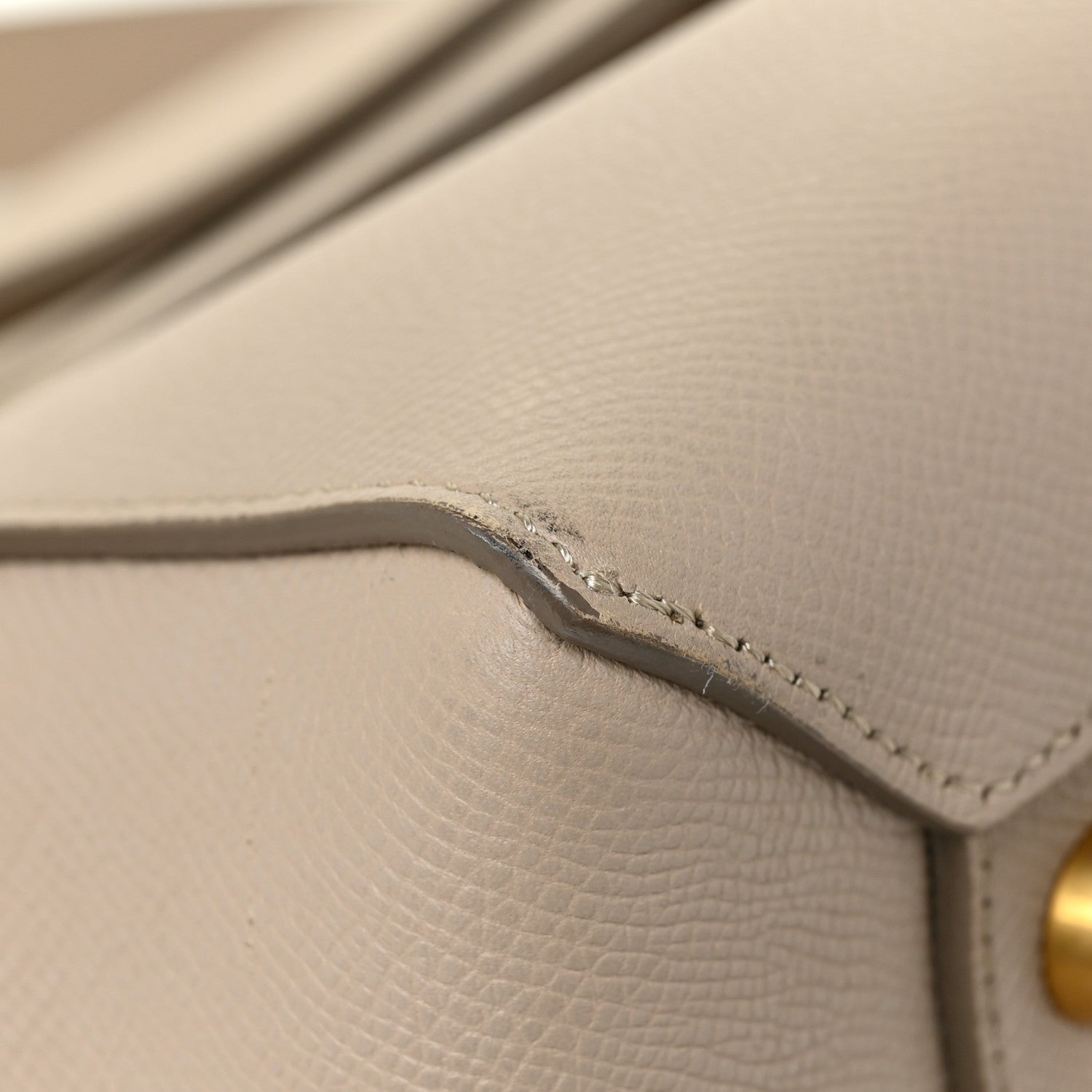 Celine Grained Calfskin Small Belt Bag Dune 9 of 13