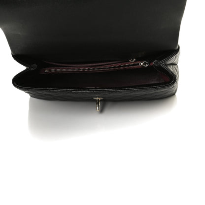 Chanel Caviar Quilted Small Coco Handle Flap Black 5 of 12