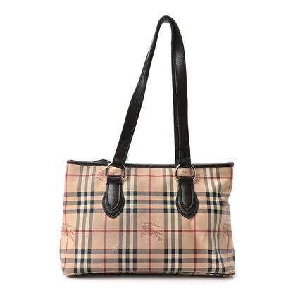 Burberry Haymarket Check Medium Regent Tote Chocolate 1 of 12