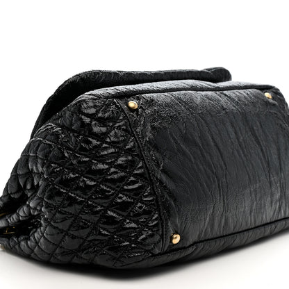 Chanel Vinyl Medium Rock and Chain Flap Black 9 of 13