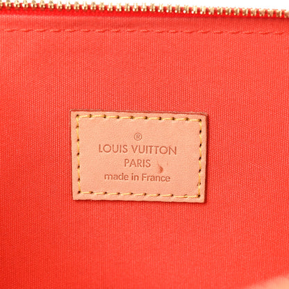Louis Vuitton Vernis Roses Alma GM Orange Sunset 6 of 9