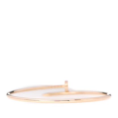 Cartier 18K Pink Gold Small Juste Un Clou Bracelet 18 3 of 5