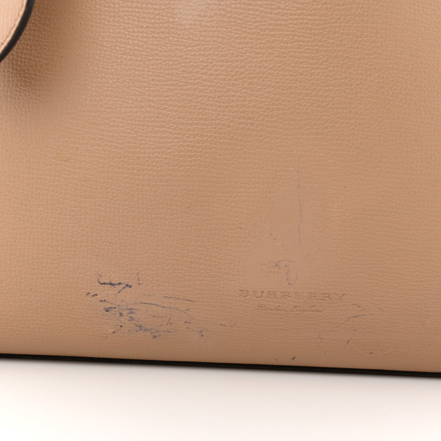 Grainy Calfskin Haymarket Check Medium Reversible Tote Camel