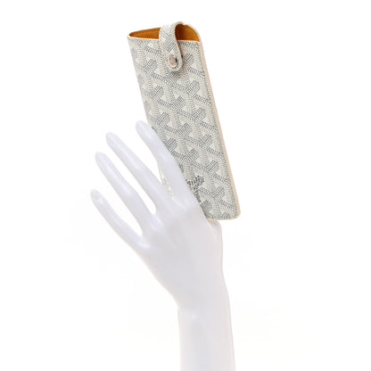 Goyard Goyardine Montmartre Glasses Case White 2 of 11