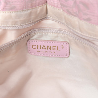 Chanel Nylon Travel Large Tote Pink 6 of 19