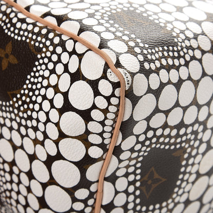 Louis Vuitton Monogram Kusama Town Speedy 30 White 10 of 11