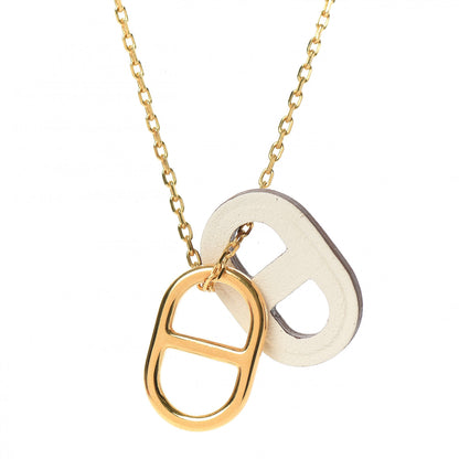 Hermes Swift O'Maillon Pendant Necklace Nata 5 of 5
