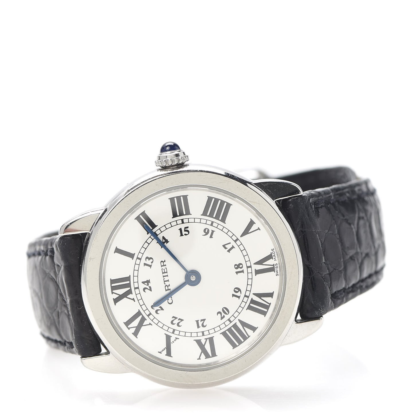 Stainless Steel Alligator 29mm Ronde Solo Quartz Watch