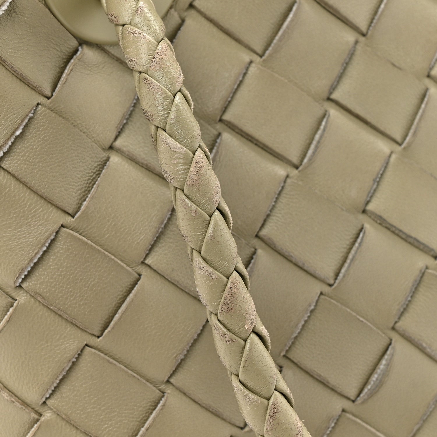 Bottega Veneta Nappa Intrecciato Small Andiamo Shoulder Bag Travertine 14 of 15