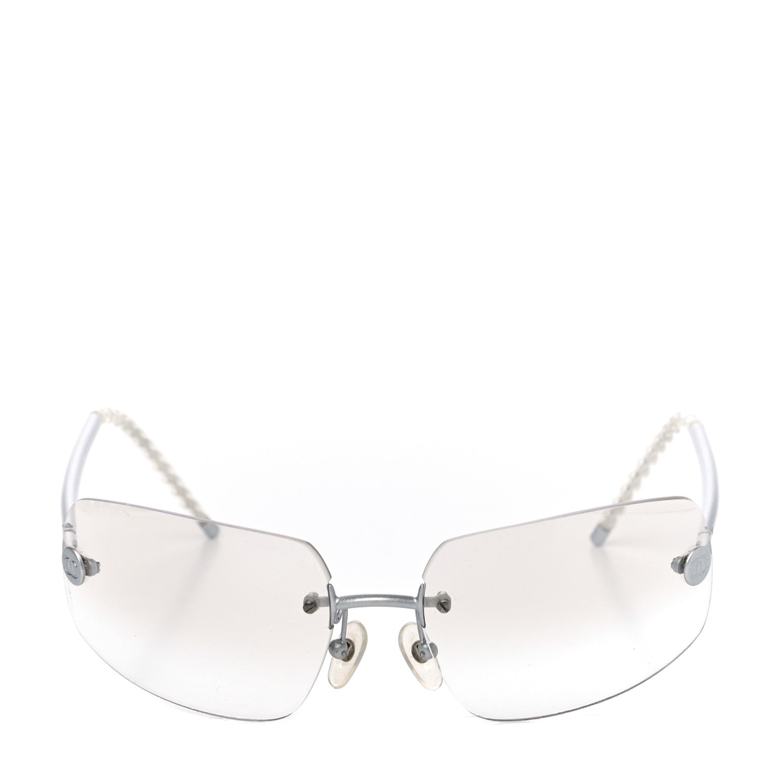 Chanel Frameless Sunglasses 4035 Silver 4 of 7