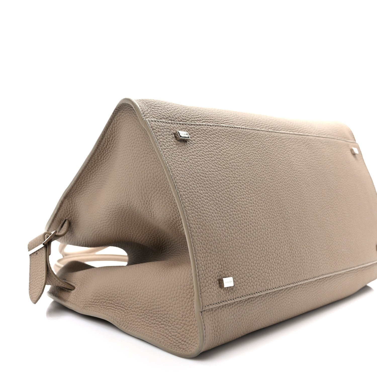The Row Matte Grained Calfskin Soft Margaux 15 Dark Taupe 8 of 8