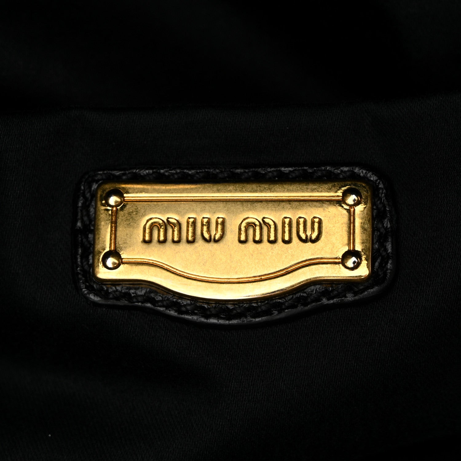 Miu Miu Vitello Lux Peggy Bow Tote Black 6 of 10