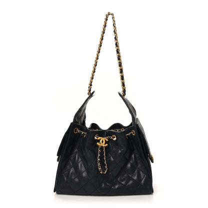 Chanel Caviar Quilted Small Chanel 25 Handbag Dark Navy 1 of 11