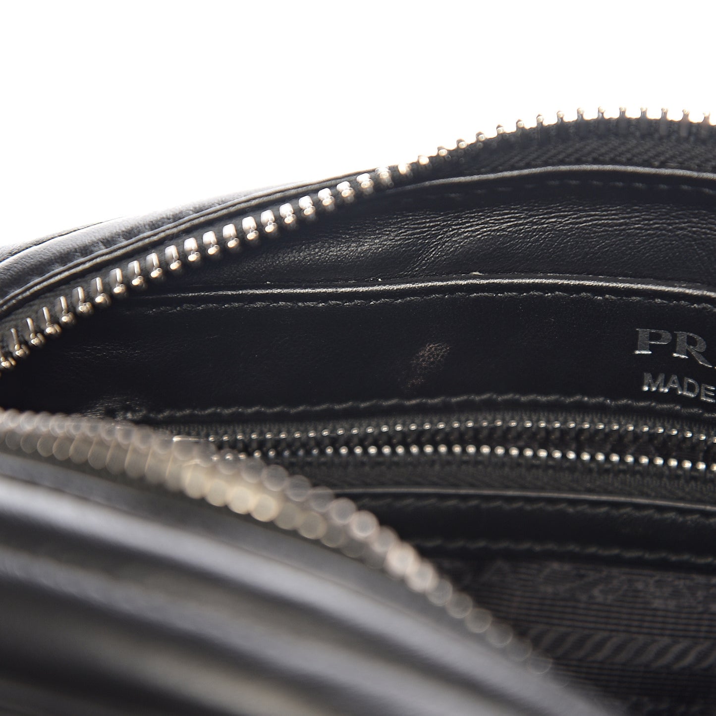 Nappa Impunture Diagramme Embellished Crossbody Bag Black