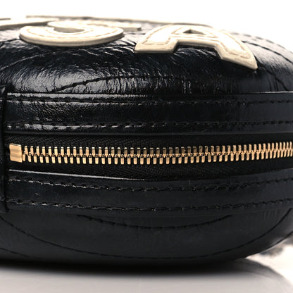 Chanel Lambskin Embroidered Chevron Quilted La Pausa Tassel Clutch Black 10 of 10