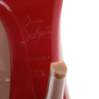 Christian Louboutin Jazz Calfskin Decollete 868 100 Pumps 35.5 Nude 6 of 8