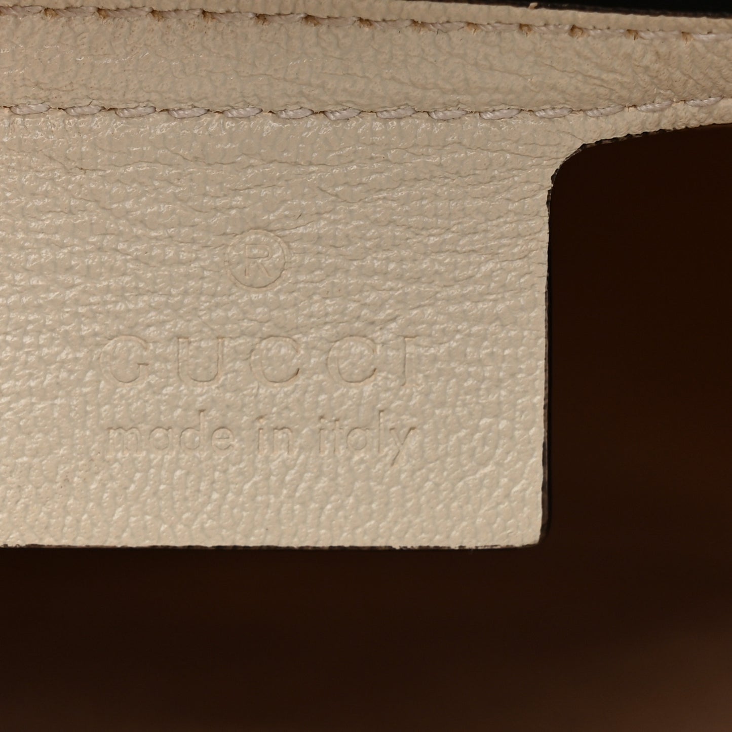 GG Supreme Monogram Calfskin Small Padlock Messenger Shoulder Bag Beige Mystic White Sun Oil