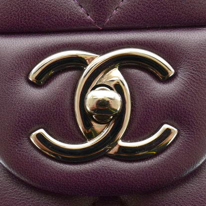 Chanel Lambskin Quilted Maxi Flap Plum 5 of 11