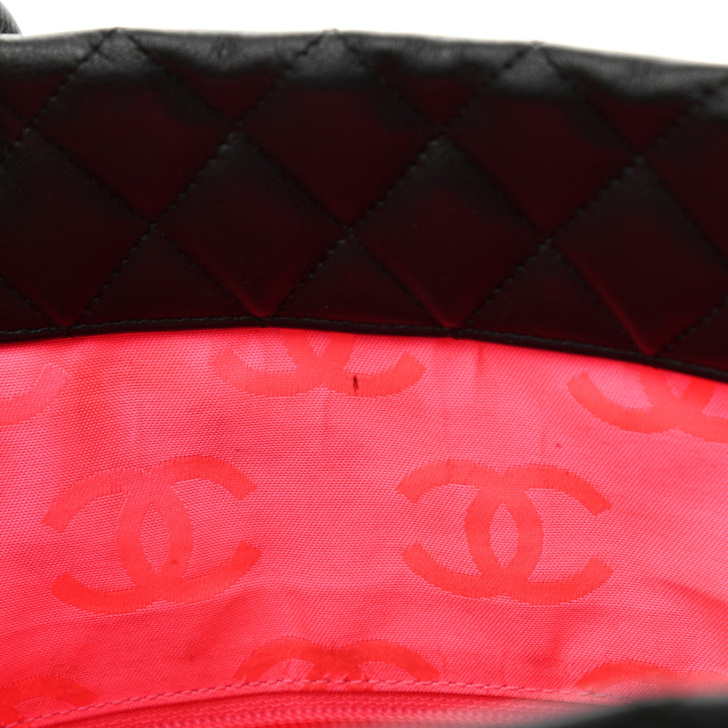 Chanel Calfskin Quilted Large Cambon Tote Black 13 of 13