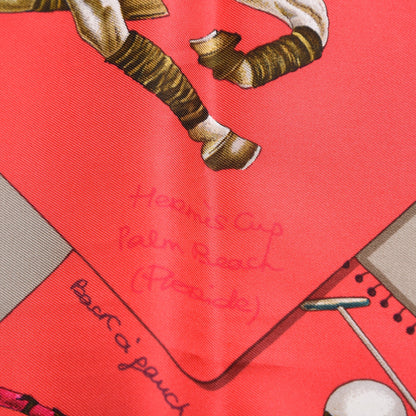 Hermes Silk Le Monde du Polo Scarf 90 7 of 9