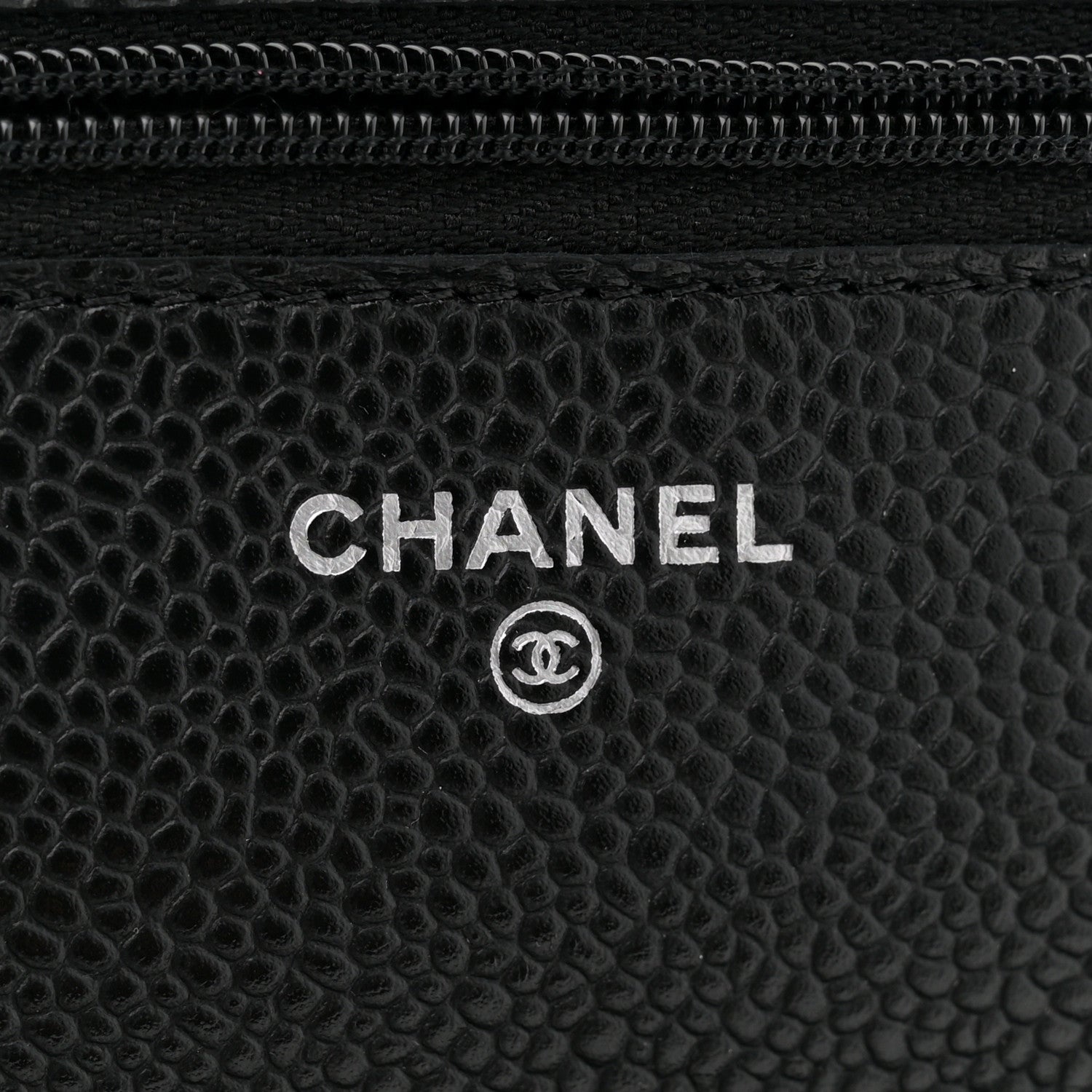 Chanel Caviar Quilted Wallet on Chain WOC Black 6 of 11
