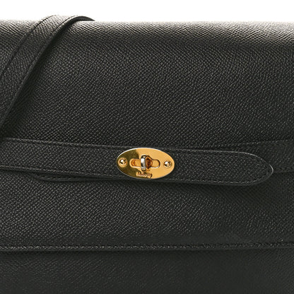 Mulberry Small Classic Grain Calfskin Belted Bayswater Satchel Black 8 of 11