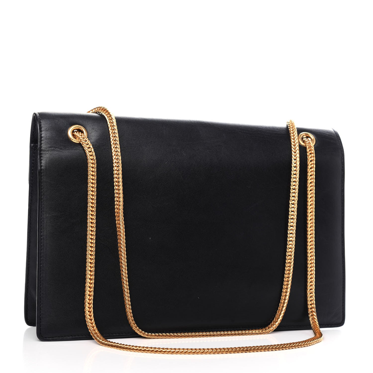 Saint Laurent Calfskin Studded Medium Betty Black 3 of 9