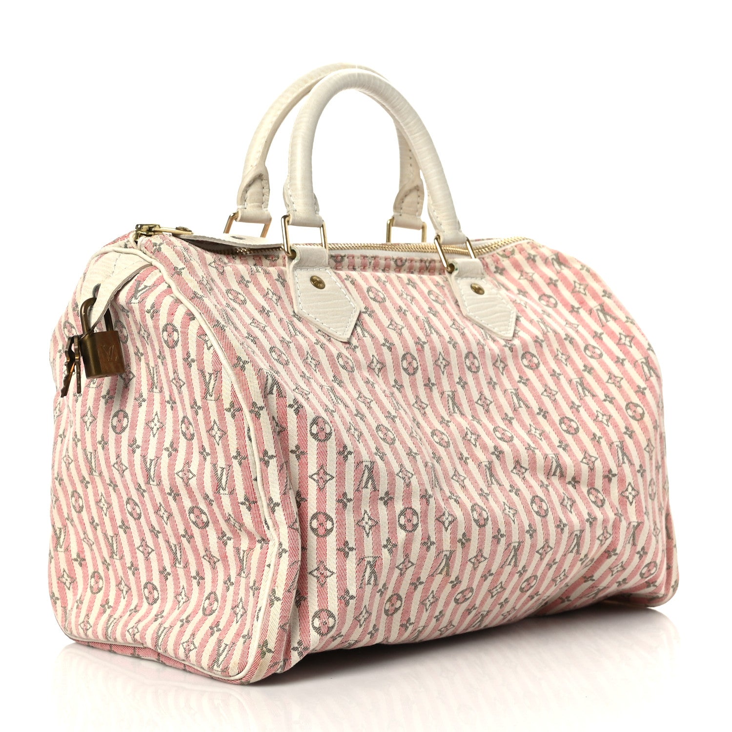 Louis Vuitton Mini Lin Croisette Speedy 30 Rouge 3 of 10