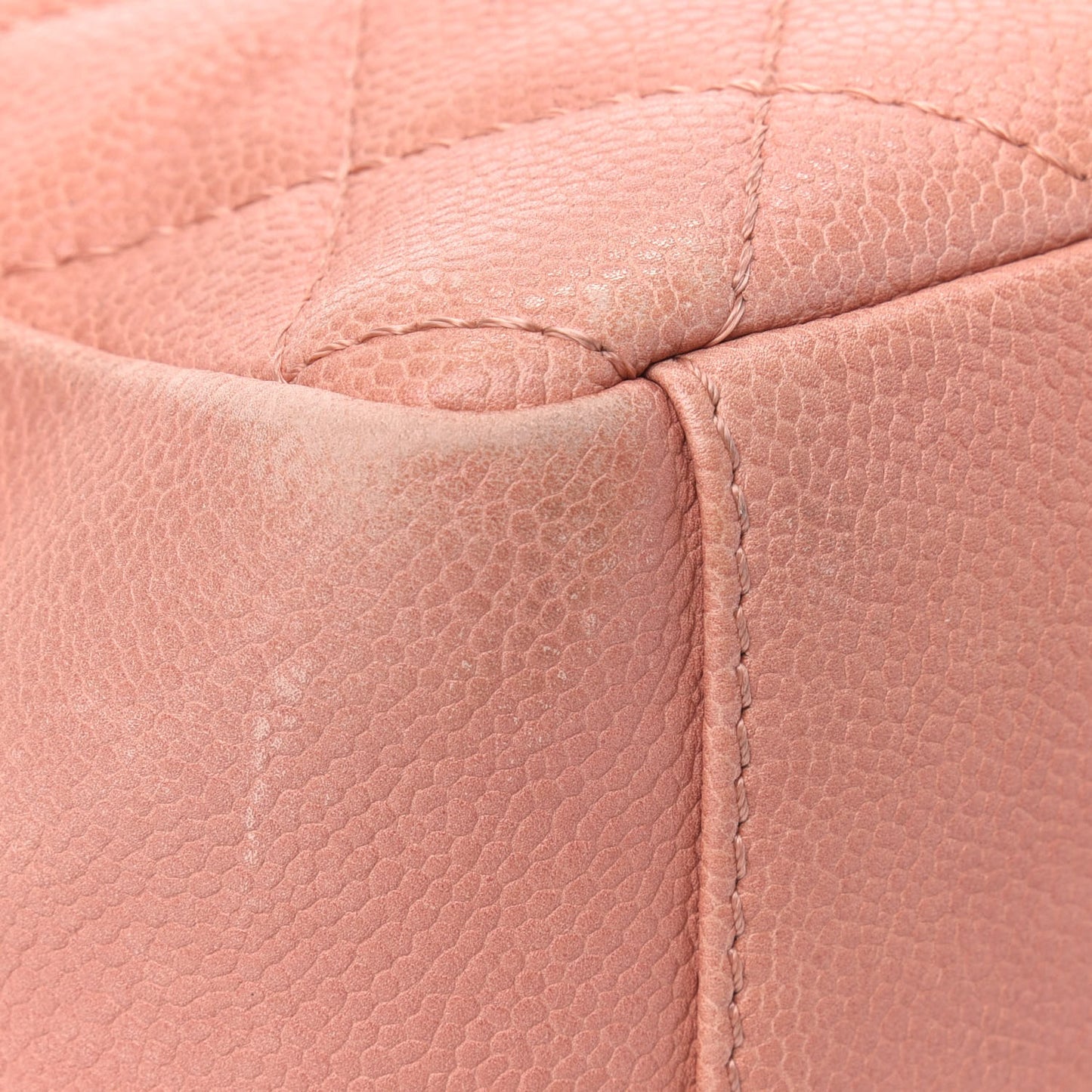 Caviar Quilted Petit Shopping Tote PST Pink