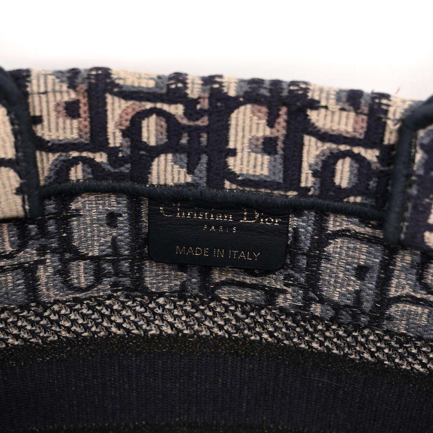 Oblique Small Book Tote Blue Multicolor