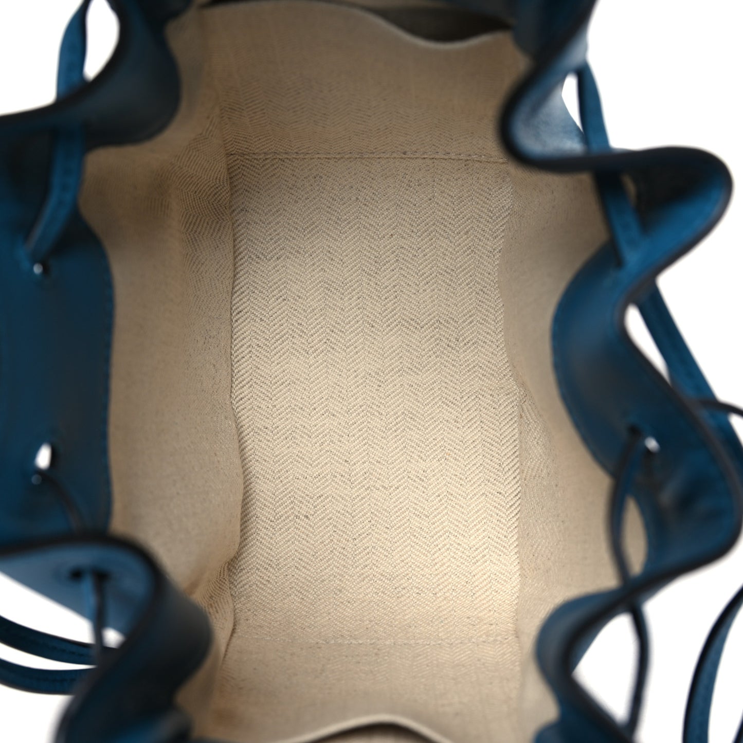 X SPIRITED AWAY Calfskin Bo Mouse Mini Hammock Shoulder Bag Lagoon Blue