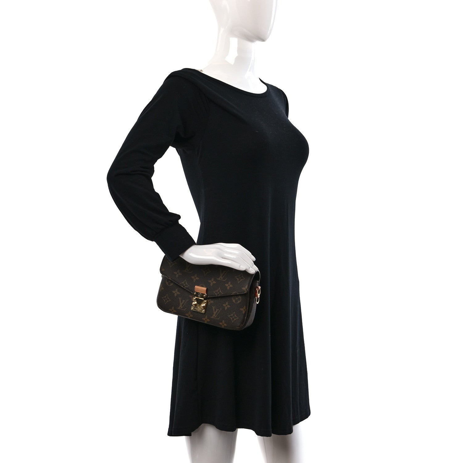 Louis Vuitton Monogram Pochette Metis East West 2 of 9