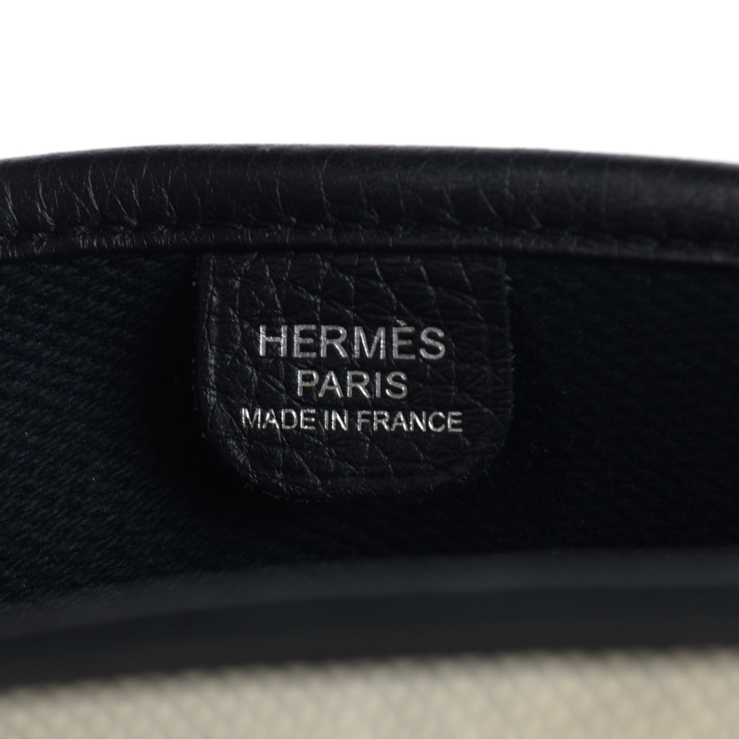 Toile Taurillon Clemence Evelyne III GM Ecru Black