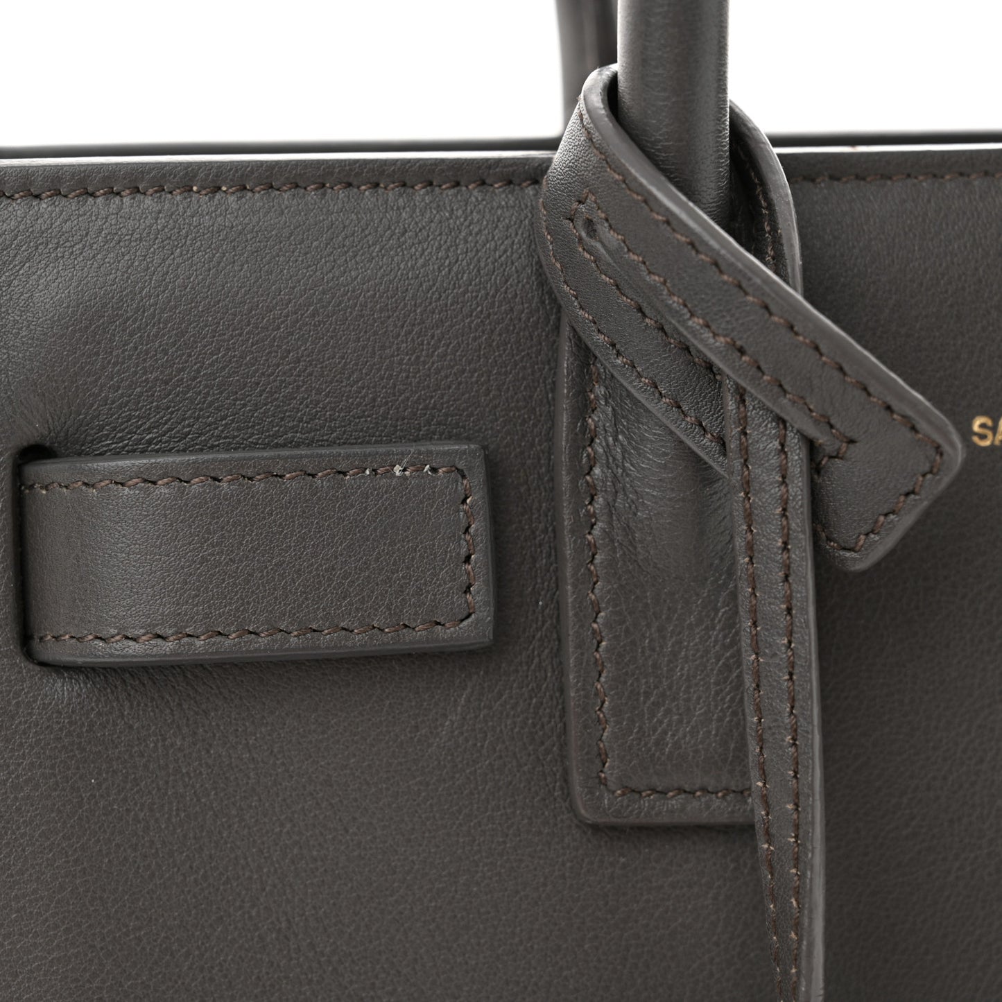 Calfskin Nano Sac De Jour Fog