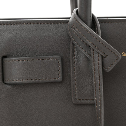 Saint Laurent Calfskin Nano Sac De Jour Fog 17 of 17