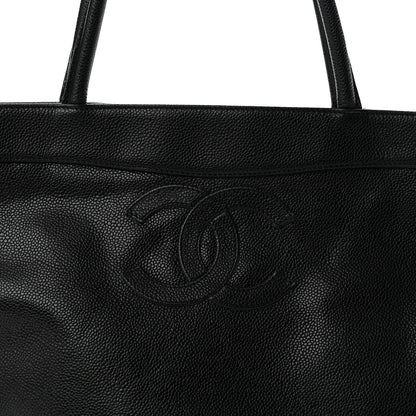 Chanel Caviar CC Timeless Tote Black 7 of 11