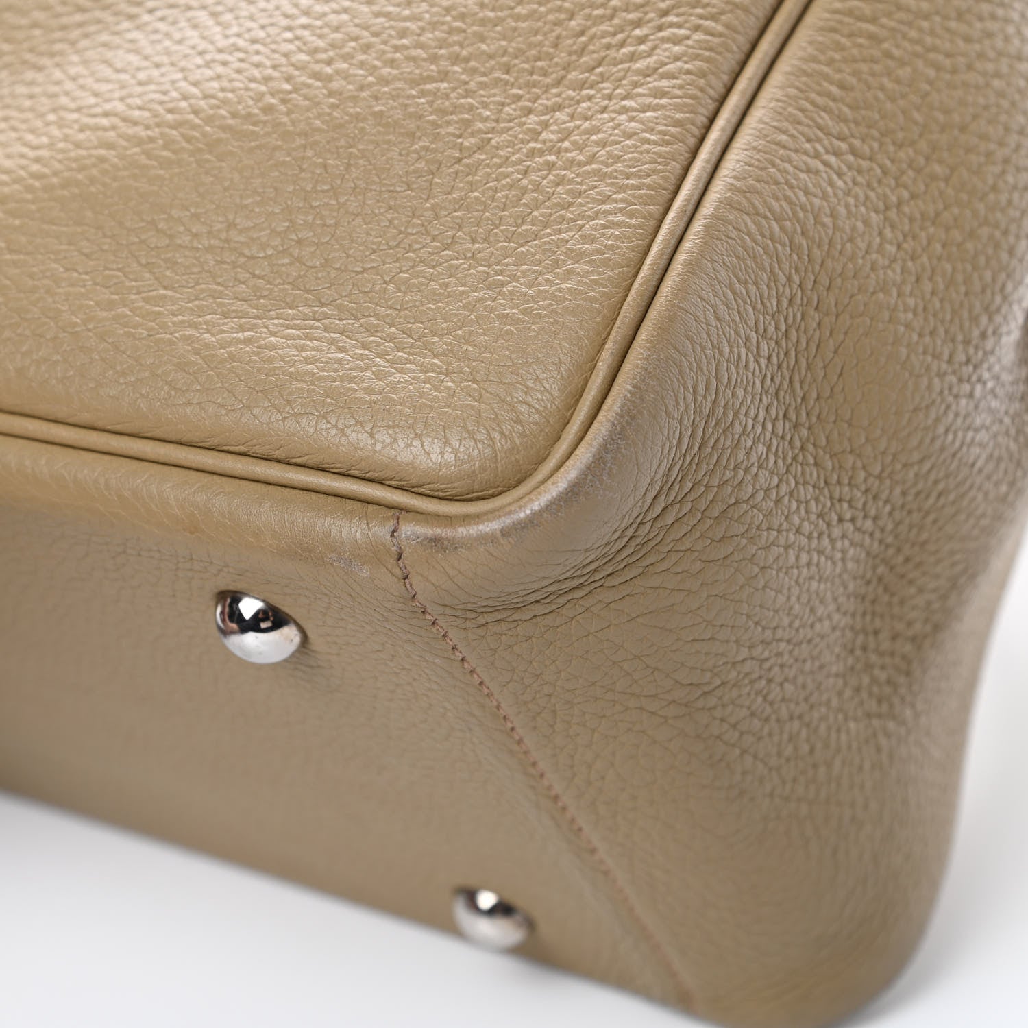 Hermes Taurillon Clemence Victoria II Cabas 32 Camel 10 of 18