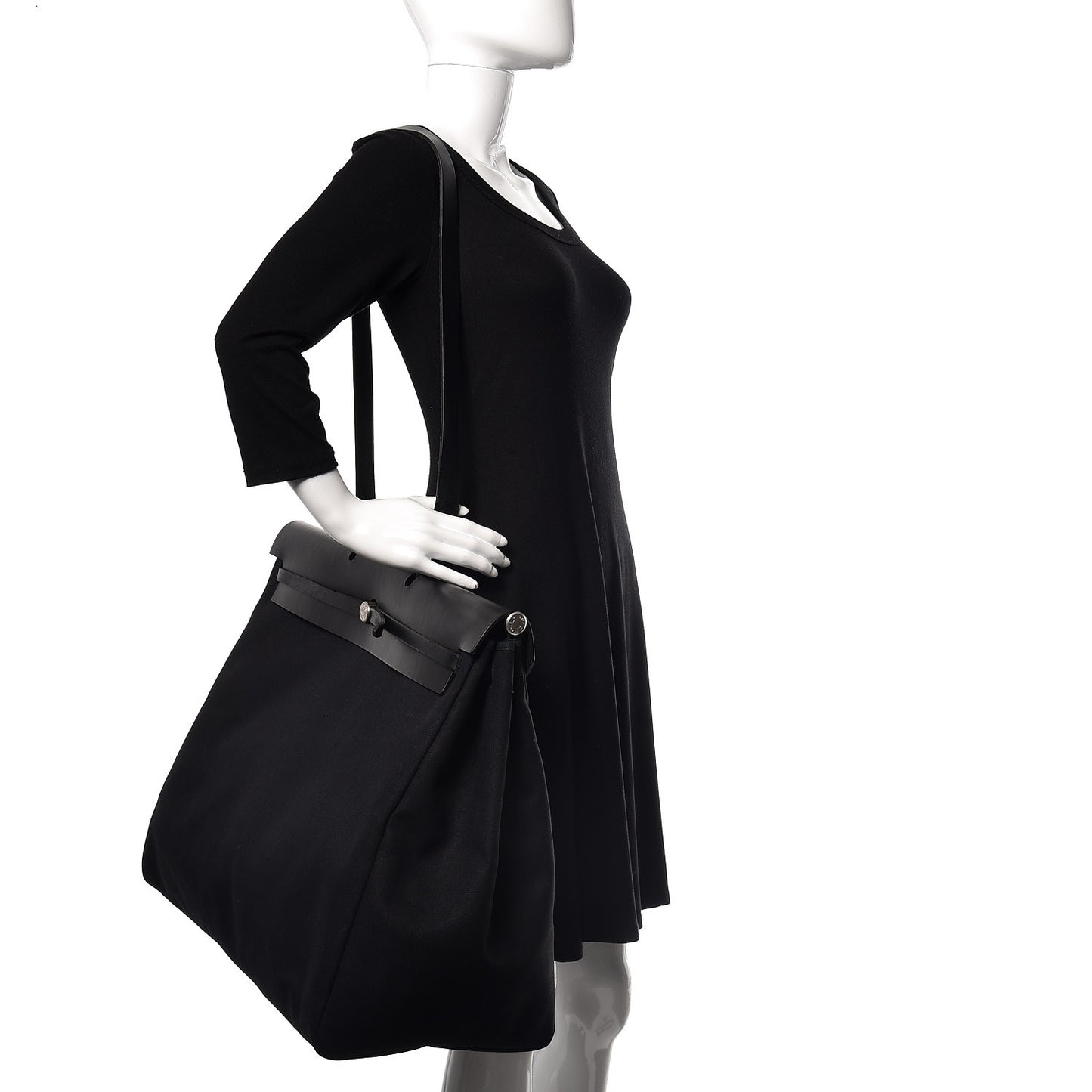 Toile Vache Calfskin Herbag Cabin Black