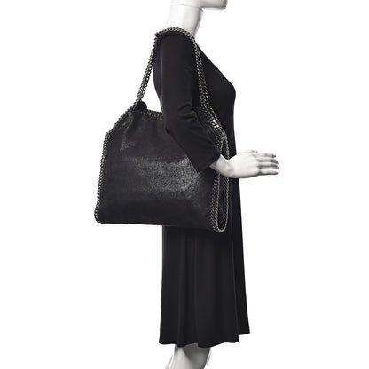 Stella McCartney Shaggy Deer Small Falabella Tote Black 2 of 10