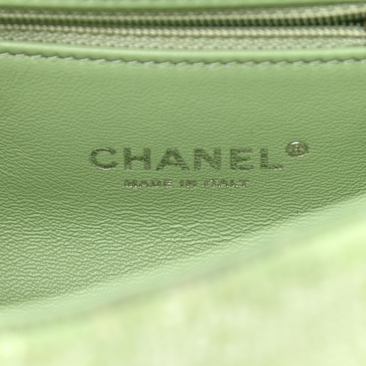 Chanel Sequin Mini Waterfall Flap Green Light Green Yellow 6 of 10