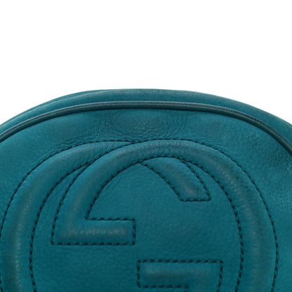 Gucci Vitello Range Mini Soho Chain Bag Deep Cobalt 14 of 17