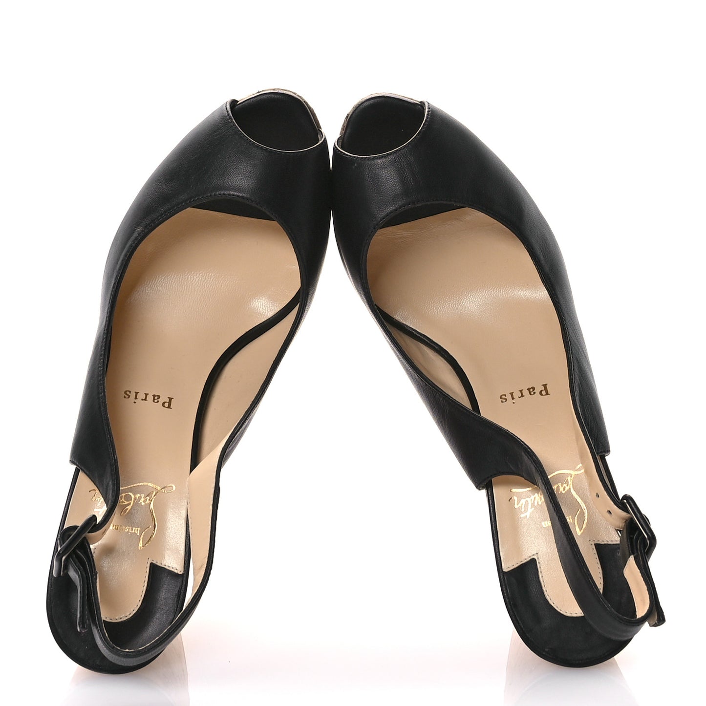 Calfskin Cork Dona Anna 120 Wedges 40 Black Natural