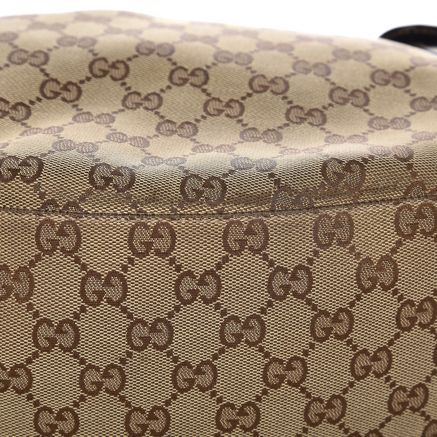 Gucci Monogram Medium Pelham Braided Tote Bag Dark Brown 9 of 13