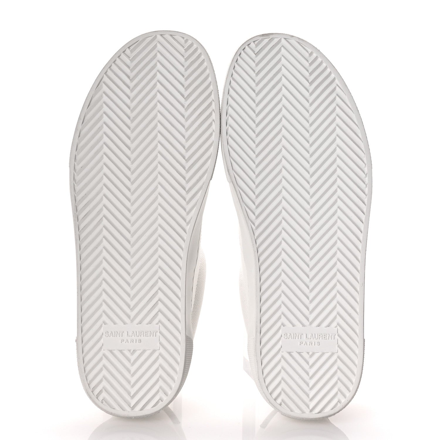 Saint Laurent Canvas Venice Sneakers 36.5 White 6 of 8