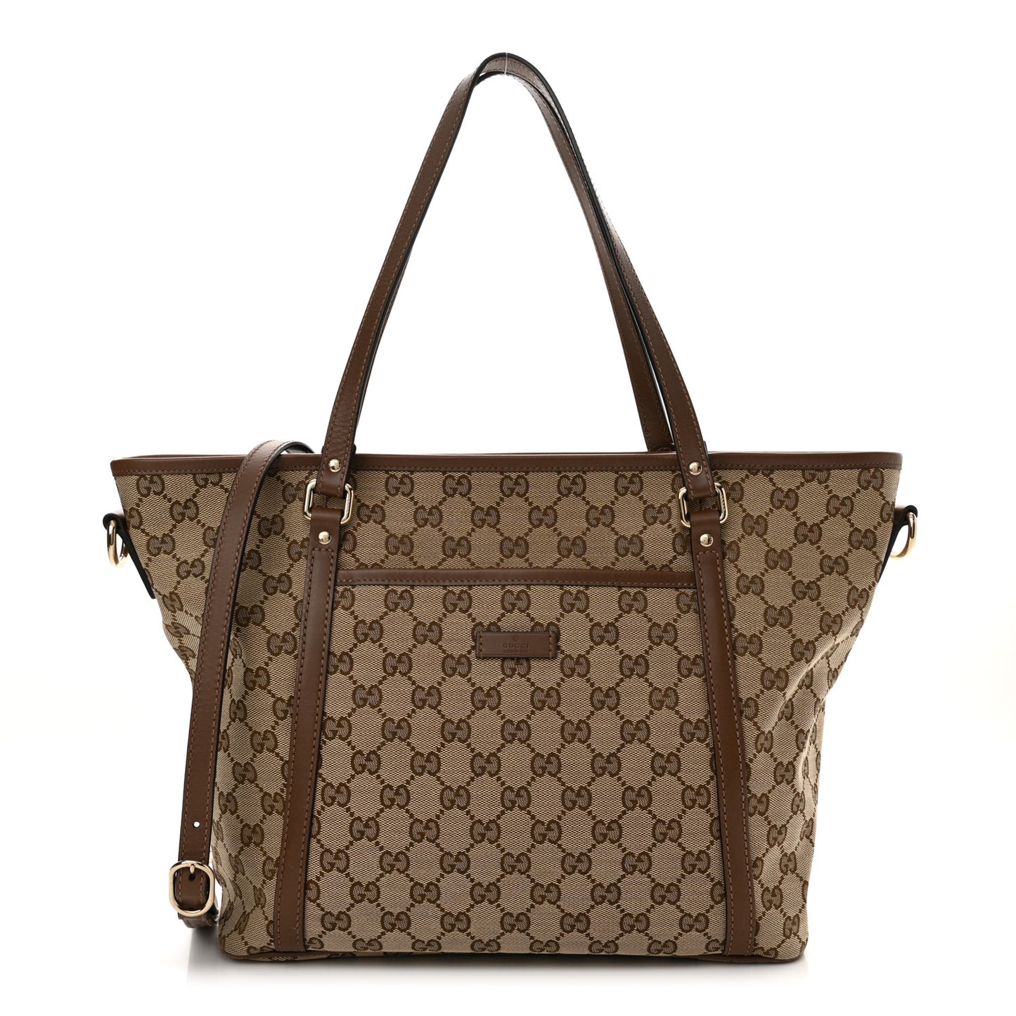GG Supreme Monogram Medium Joy Tote Brown