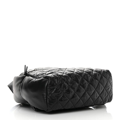 Chanel Nylon Quilted Coco Cocoon Backpack Black 3 of 11
