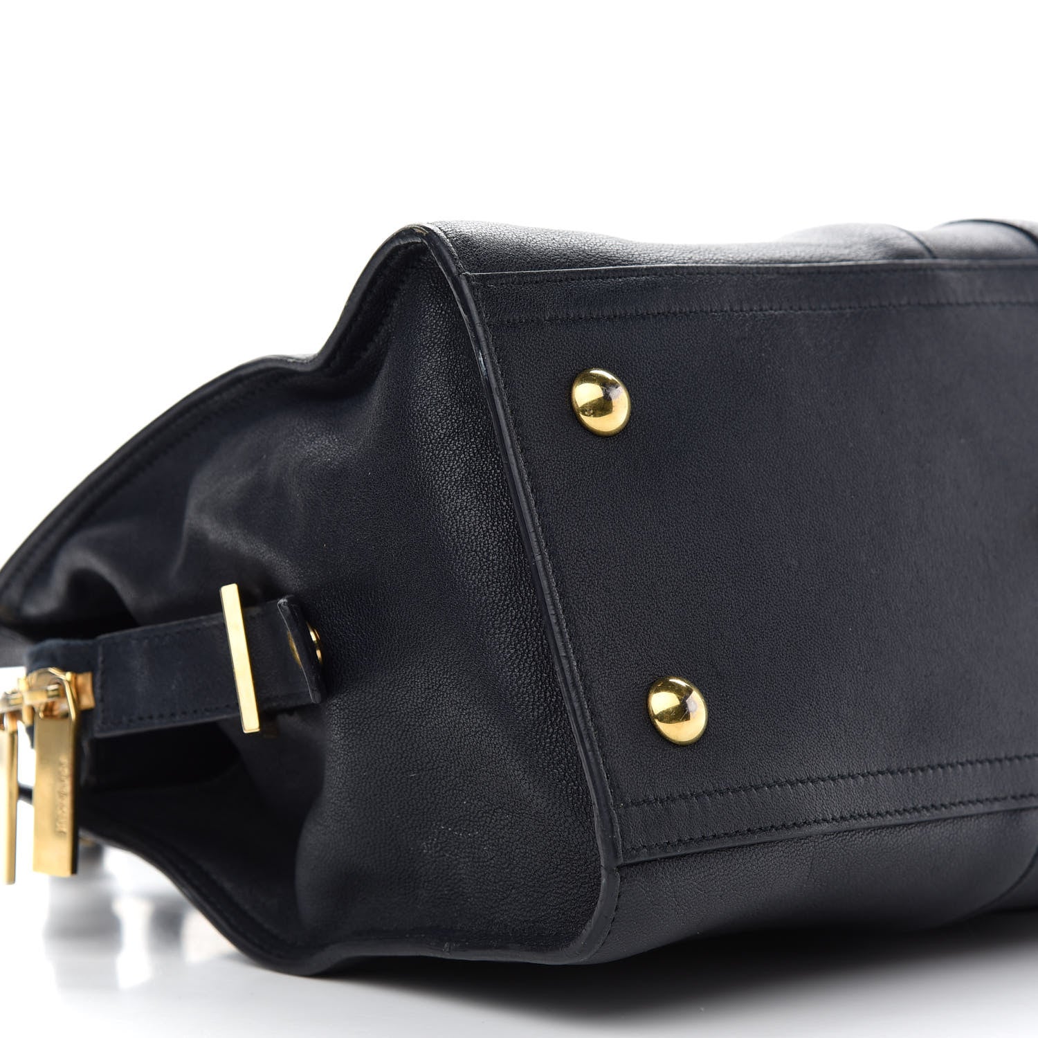 Saint Laurent Sheepskin Small Cabas ChYc Navy 8 of 9