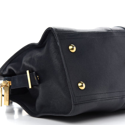 Saint Laurent Sheepskin Small Cabas ChYc Navy 8 of 9