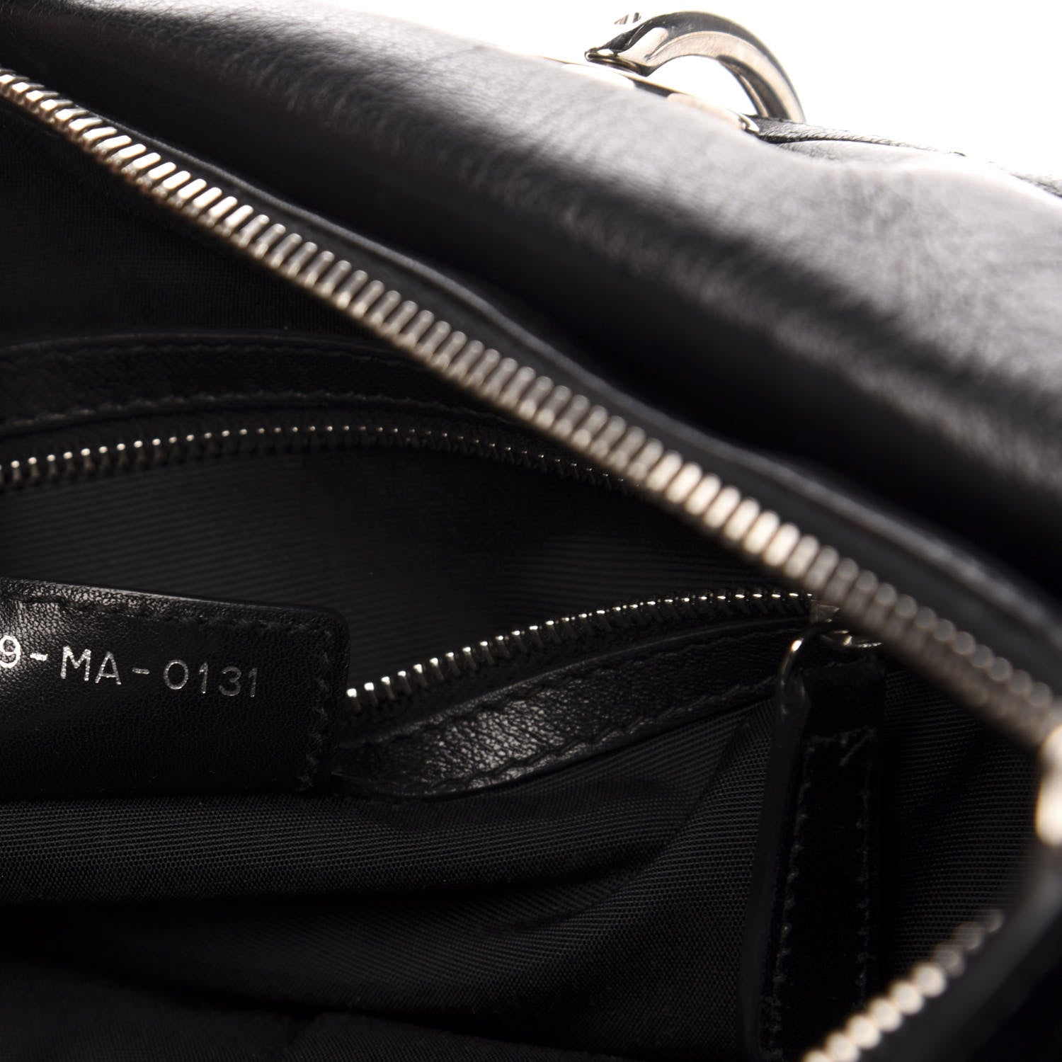 Christian Dior Lambskin Cannage Medium Granville Tote Black 8 of 14